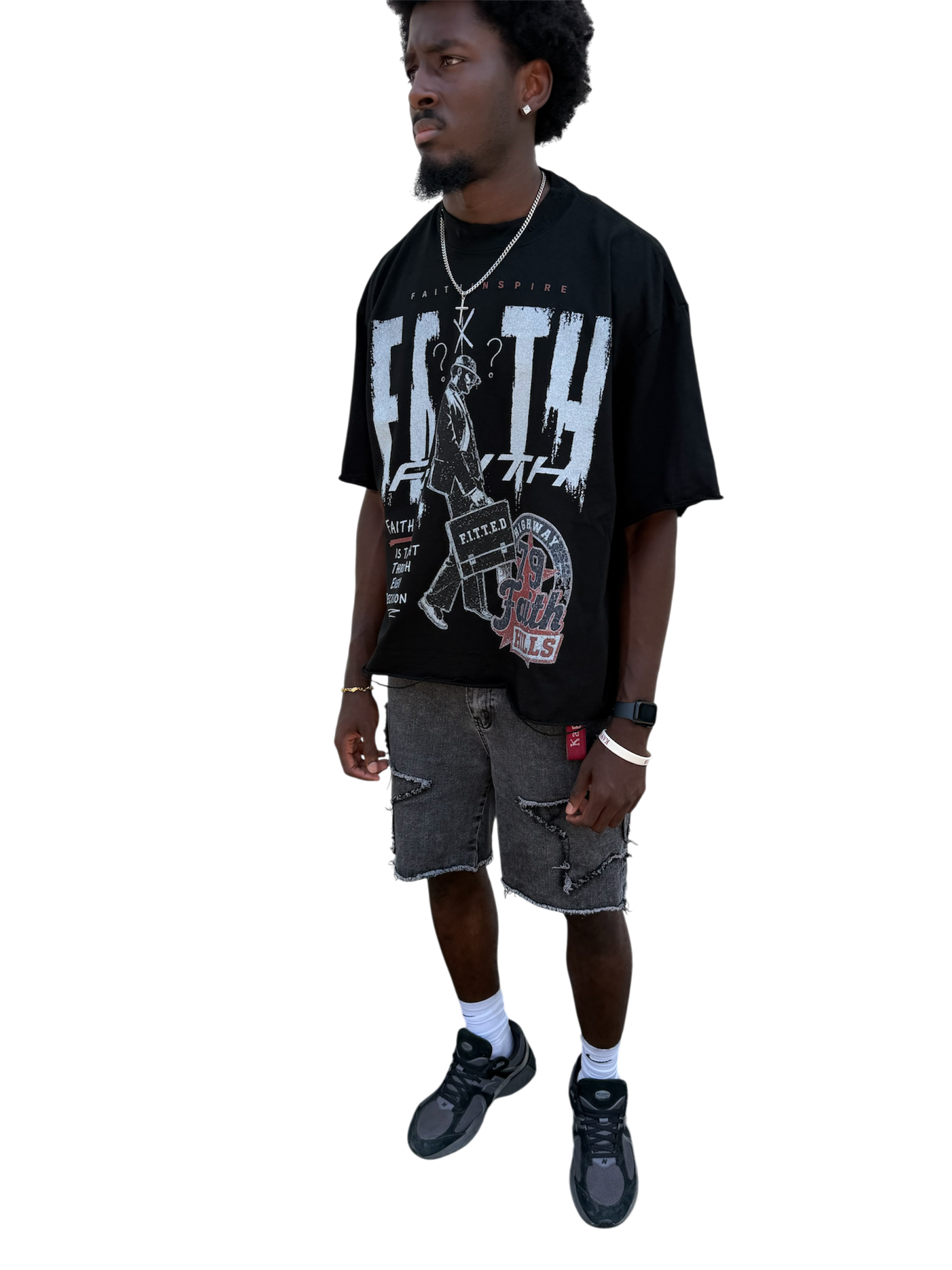 Faithful T Shirt Black