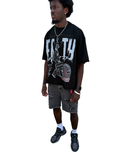Faithful T Shirt Black