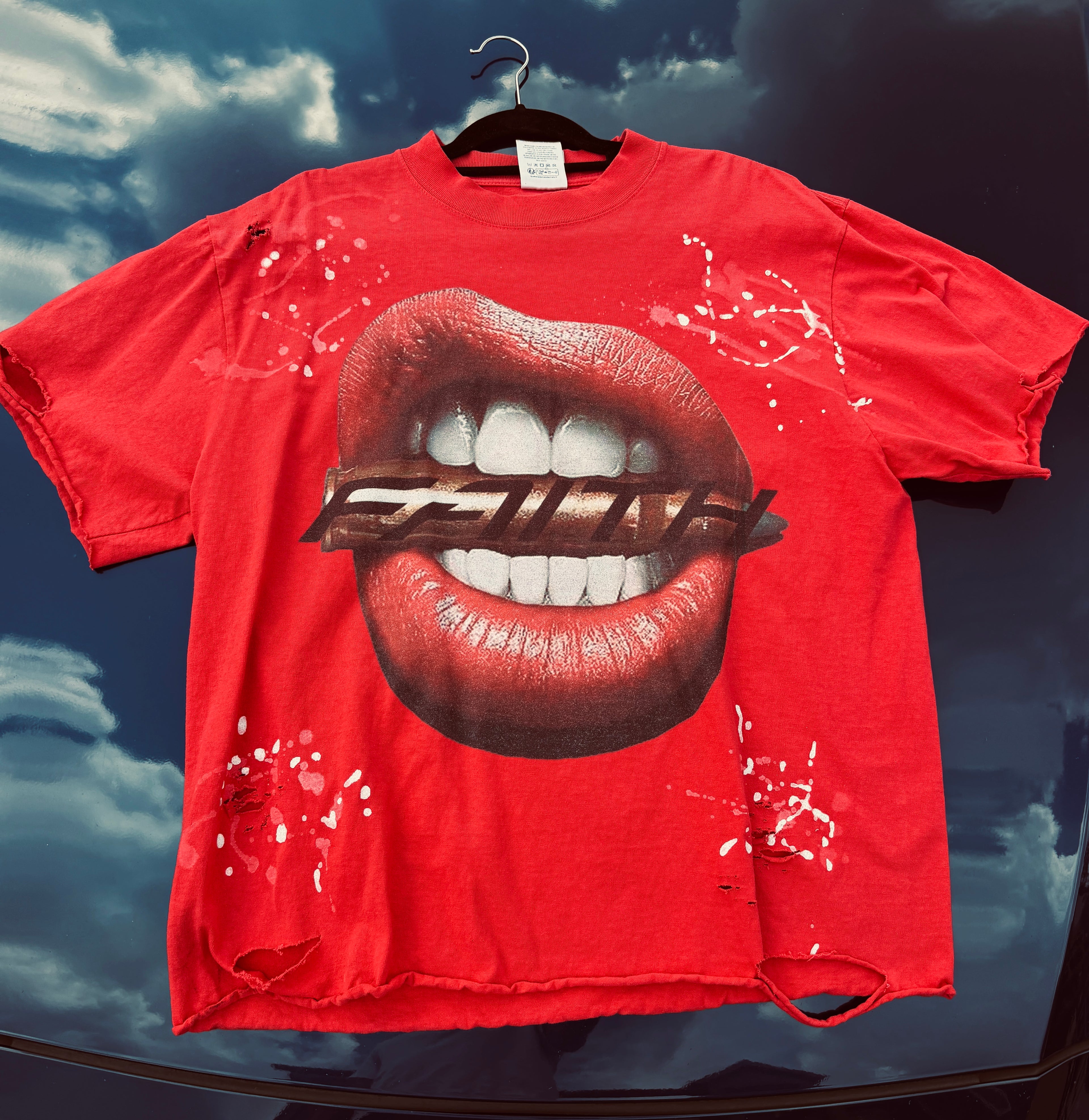 Red Canvas Tee