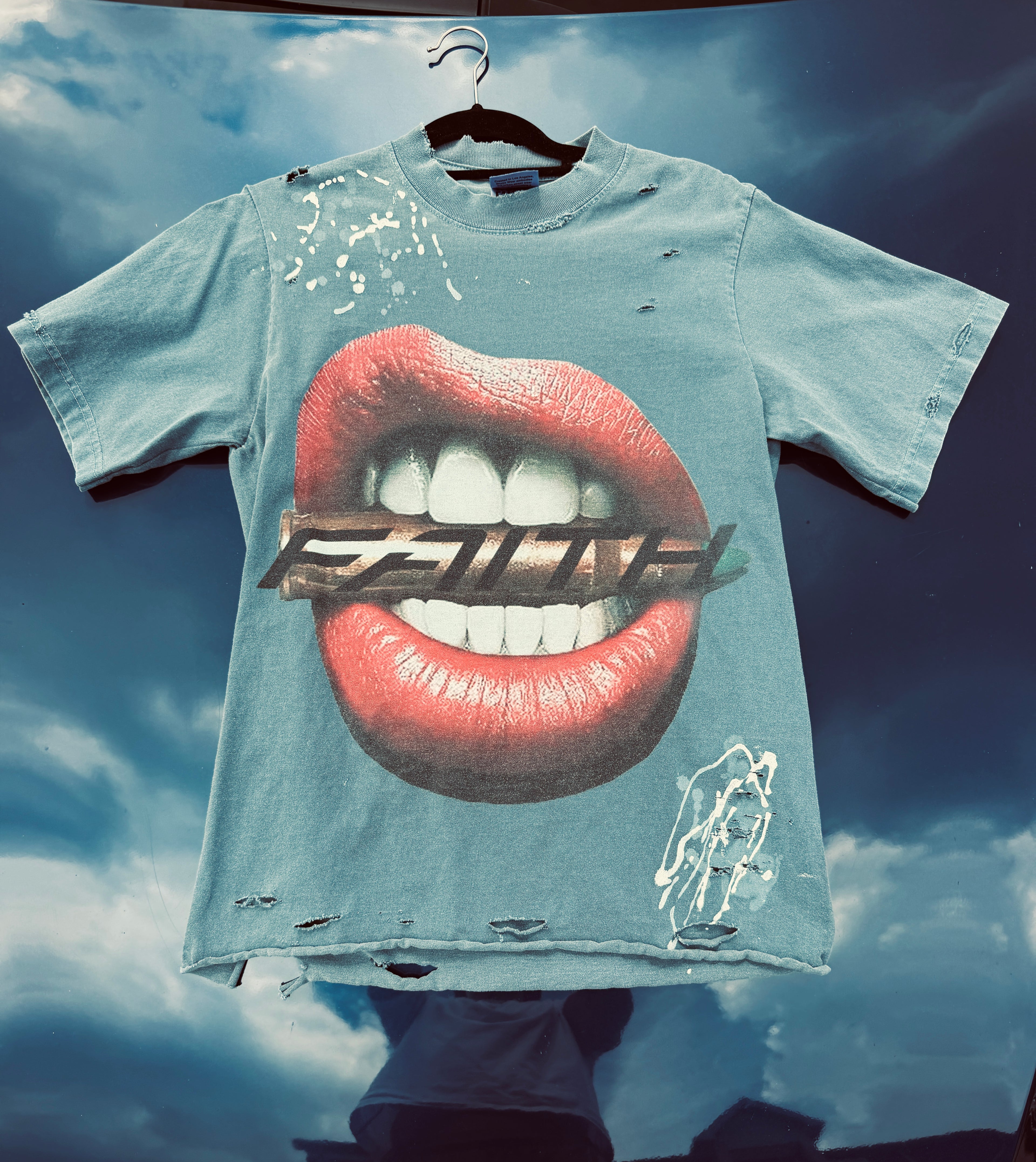 Ash Blue Canvas Tee
