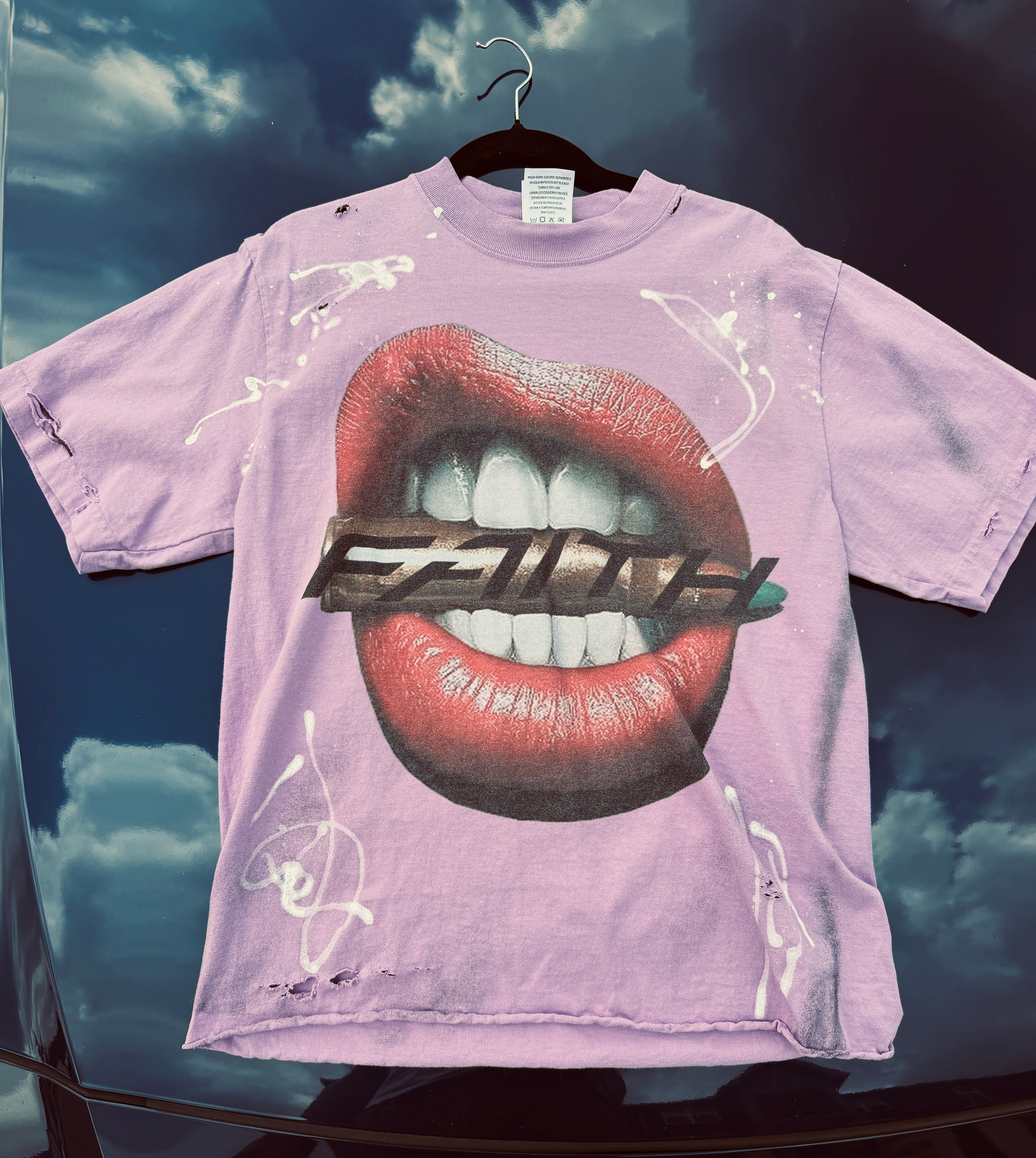 Lavender Canvas Tee