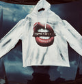 White Graffiti Hoodie