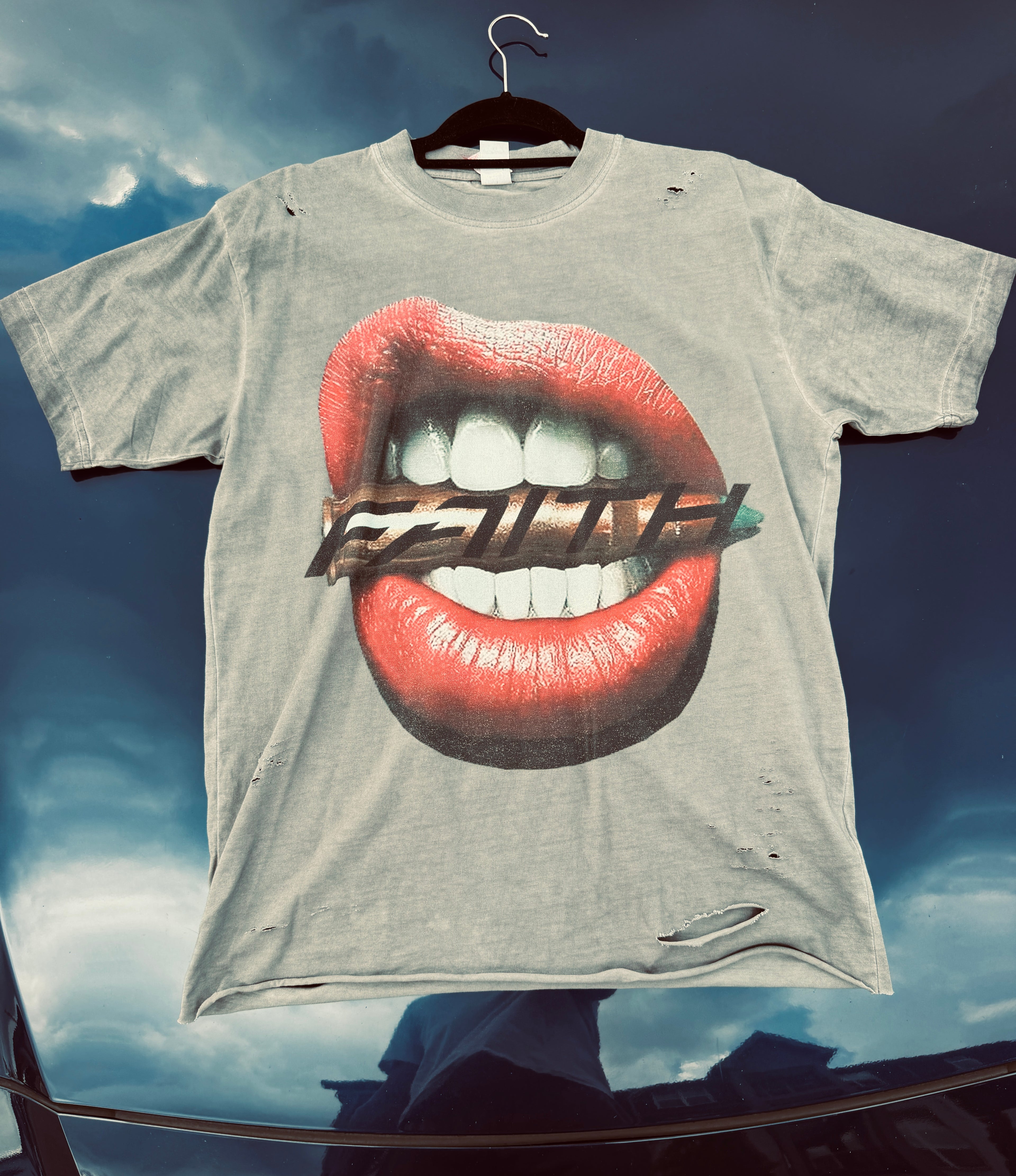 Grey Canvas Tee